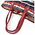 Rote Leder Schultertasche Chanel Central Station - Ansicht 8