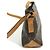 Borsa Mini Trotter Panda Monogram Louis Vuitton Marrone - vista 4