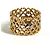 Anel Triplo Coração Coroa de Corações em Ouro 18K Tiffany & Co. Prata Dourado