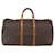 Louis Vuitton Keepall Monogram Canvas 55 Marrone