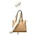 Céline Celine Macadam Blason Leder Tote Bag Beige - Ansicht 2
