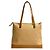 Céline Celine Macadam Blason Leder Tote Bag Beige - Ansicht 3