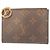 Cartera Lisa Monogram Louis Vuitton Castaño Rosa Monograma