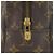 Borsa Clutch Louis Vuitton True Toilet 28 Monogram Marrone Monogramma - vista 7