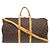 Borsa Boston Monogram Keepall Bandoulière 55 Louis Vuitton Marrone Monogramma