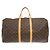 Borsa Boston Monogram Keepall Bandoulière 55 Louis Vuitton Marrone Monogramma - vista 2
