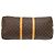 Borsa Boston Monogram Keepall Bandoulière 55 Louis Vuitton Marrone Monogramma - vista 3