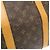 Borsa Boston Monogram Keepall Bandoulière 55 Louis Vuitton Marrone Monogramma - vista 8