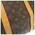 Borsa Boston Monogram Keepall Bandoulière 55 Louis Vuitton Marrone Monogramma - vista 9