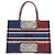 Christian Dior Book Tote Medium aus französischem Flaggen-Canvas - Ansicht 2