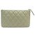 Timeless NUOVA POCHETTE CHANEL CLASSICA IN PELLE QUILTED VERDE - vista 2