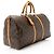 Duffle Louis Vuitton Vintage Monogram Canvas Keepall Bandouliere 50 Marrone - vista 2