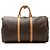 Duffle Louis Vuitton Vintage Monogram Canvas Keepall Bandouliere 50 Marrone - vista 3