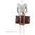 Duffle Louis Vuitton Vintage Monogram Canvas Keepall Bandouliere 50 Marrone - vista 5