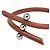 Hermès Bracciale in pelle e metallo Hermes Roulette Hill Marrone - vista 2