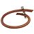 Hermès Bracciale in pelle e metallo Hermes Roulette Hill Marrone - vista 3