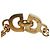 Christian Dior Collana Piastra Logo Dior D'oro Metallico - vista 6