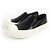 Timeless Chanel COCO Mark Leder Slip-Ons Schwarz
