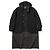 Autre Marque Abrigo de lana Melton retráctil Monty Gloverall × Engineered Garments Negro