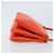 Céline Celine Trio Leather Small Arancione - vista 3