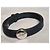 Bracciale Mauboussin in gomma nera, argento e diamante Nero - vista 3