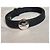 Bracciale Mauboussin in gomma nera, argento e diamante Nero - vista 6