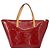 Borsa Louis Vuitton Bellevue Monogram Vernis PM Rosso - vista 2