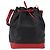 Louis Vuitton Bicolor Noe Epi Leather Large Nero