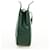 Céline Celine Circle Logo Leather Verde - vista 4