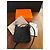 Borsa Mini Evelyne in Taurillon Clemence Nera di Hermès Nero - vista 10