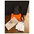 Borsa Mini Evelyne in Taurillon Clemence Nera di Hermès Nero - vista 11