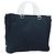 PRADA Borsa a mano in nylon blu navy Auth bs33446