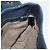 Borsa a Spalla con Catena PRADA in Denim Blu Argento Auth gh1755V - vista 24