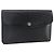 LOUIS VUITTON Clutch Montaigne 27 Epi Nero M52652 Auth LV ka2493