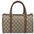 Borsa Gucci GG Supreme Web Sherry Line PVC Beige Oro 39 02 006 Auth ep13397 D'oro - vista 2
