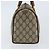Borsa Gucci GG Supreme Web Sherry Line PVC Beige Oro 39 02 006 Auth ep13397 D'oro - vista 4