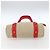 LOUIS VUITTON Antigua Cabas MM Tote Tasche Canvas Beige Rot M40035 LV Auth ka2556 - Ansicht 5