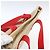 LOUIS VUITTON Antigua Cabas MM Tote Tasche Canvas Beige Rot M40035 LV Auth ka2556 - Ansicht 6