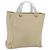 PRADA Borsa a mano in nylon plastico beige trasparente Auth 173565