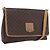 Céline Borsa a Spalla in Tela Macadam CELINE in Pelle PVC Marrone Oro Auth bs33452 D'oro