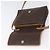 Céline Borsa a Spalla in Tela Macadam CELINE in Pelle PVC Marrone Oro Auth bs33452 D'oro - vista 10