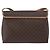 Céline Borsa a Spalla in Tela Macadam CELINE in Pelle PVC Marrone Oro Auth bs33452 D'oro - vista 2