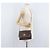 Céline Borsa a Spalla in Tela Macadam CELINE in Pelle PVC Marrone Oro Auth bs33452 D'oro - vista 25