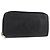 CHANEL Portafoglio Lungo Pelle Caviar Nera CC Auth bs33480 Nero