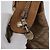 Céline Borsa a mano in tela Macadam CELINE PVC Beige Oro Auth 173485 D'oro - vista 10