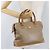 Céline Borsa a mano in tela Macadam CELINE PVC Beige Oro Auth 173485 D'oro - vista 27