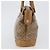 Céline Borsa a mano in tela Macadam CELINE PVC Beige Oro Auth 173485 D'oro - vista 4