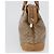 Céline Borsa a mano in tela Macadam CELINE PVC Beige Oro Auth 173485 D'oro - vista 5