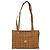 Borsa tote MCM Logogram Vicetos PVC Marrone Oro Auth 172275 D'oro - vista 2