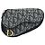Pochette in tela Trotter Christian Dior blu navy oro Auth 173140 - vista 2